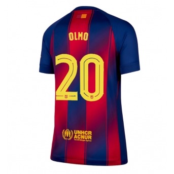 Billige Fotballdrakt Barcelona Dani Olmo #20 Replika Hjemmedrakt Dame 2025-26 Kortermet